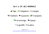 Animals Counting Book in Australian Curriculum F to Year 2 in Italian NEW PRICE
