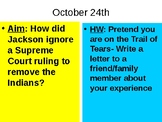 Jackson Trail of Tears PowerPoint