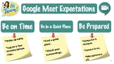 Google Meet Expectations for Students