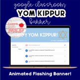 Yom Kippur Google Classroom Banner | Jewish Holiday | Animated GIF Google Header