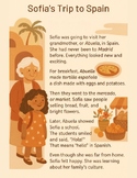 SofiaÂ¡Â¯s Trip to Spain | Story-Based Comprehension & Travel Vocabulary Activities