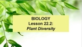 Biology 22.2 Plant Diversity MS Word Guided Notes & PowerPoint