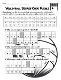 Volleyball Secret Code Puzzle