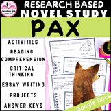 Pax Sara Pennypacker Novel Study Curriculum Lessons Answer Keys