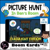 [A] Flashlight Picture Hunt Boom Cards? | Boys Room (With Audio)