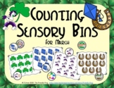Counting Sensory Bins for March