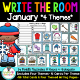 January Write the Room | Includes 4 Weekly Themes