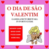 Dia de S?o Valentim: Portuguese Valentine's Day Games and Word Wall
