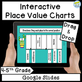 Place Value Charts--Interactive Google Slides