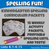 Spelling Fun! Kindergarten Spelling Curriculum