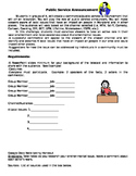 NGSS MS./HS. Human Impacts: Public Service Announcement