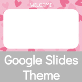 Pink Hearts - Google Slides Theme