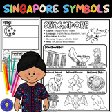 Singapore Symbols Coloring Pages | Singapore Country Study