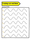 Tracing Lines (vertical, horizontal, slanting, zigzag, curved)