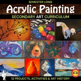 High School Painting Curriculum: Intro Acrylic Painting - Middle/High School Art