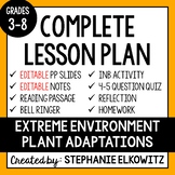 Extreme Environment Plant Adaptations Lesson | Printable & Digital