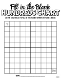 Fill-in-the-blank Hundreds Chart Printable