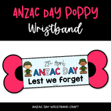 ANZAC Day Poppy Wristband Craft