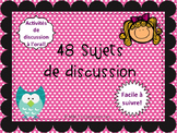 48 ActivitÂ¨Â¦s de discussion Â¨Â¤ l'oral
