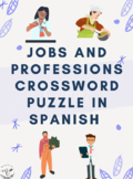 Jobs and Professions Crossword Puzzle/Crucigrama Trabajos - Spanish