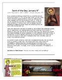 Saint John Neumann Saint of the Day Worksheet