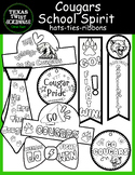 Cougars School Spirit Set {Texas Twist Scribbles}