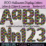 BOO Neon Halloween Display Letters/Numbers-Bulletin Board