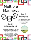 Multiple Madness Card Game (10's)