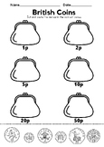 British Coins Worksheet