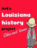 LOUISIANA - Bigger-Smaller Map of TOWNS #2