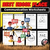 Communication End of School Year Reflection Worksheets