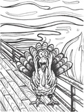 "The Scream" Turkey Disguise