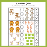 Count and Color, Count Numbers up to 10