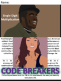 Break the Code! Fred Hampton Mini-bio Distributive Property