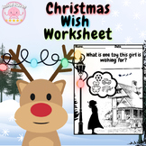 Christmas Wish List Worksheet: What Toy Is She Wishing For?