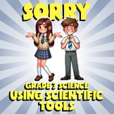 Using Scientific Tools SORRY Science Game - No Prep Grade 3 Review