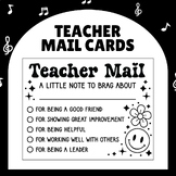 Teacher Mail Brag Cards | Positive Notes to Send Home | Behavior Reinforcement