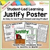 #dollardeals  Justifying in Math:  Poster and Student Notebook Pages