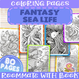 Sea animal Coloring pages, ocean creatures, creative activities