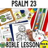 Psalm 23 Lord is my Shepherd Sunday School Activities and Bible Lesson for Kids
