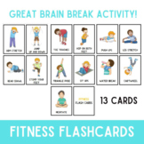Fitness Flashcards | Movement Breaks | Physical Education | Active