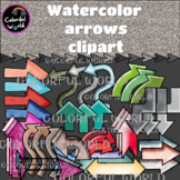 Watercolor arrows clipart