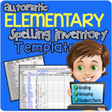 Elementary Automatic Spelling Inventory Template