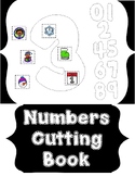 Numbers 0 to 9 Cutting Pages - Crafting / Coloring - January Objects