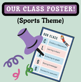 OUR CLASS ... Classroom Decor & Motivational Poster! (SPORTS Theme)