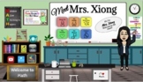 Virtual Meet the Teacher- Math (Editable)