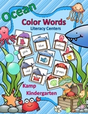 Ocean Animals Color Words Literacy Centers