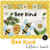 SEL Bulletin Board Kit | Bee Kind Theme | End of Year & Door Decor