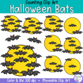 Counting Bats Clip Art | Halloween Clipart