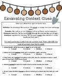 Excavating Word Meanings Through Context Clues Printable and Assessment